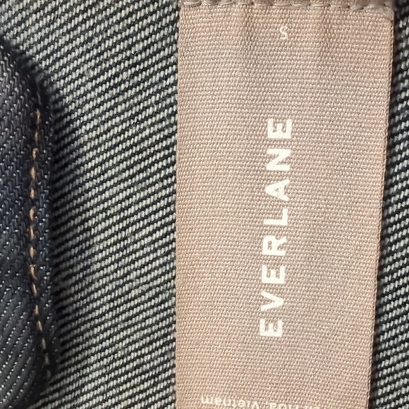 NWOT Everlane Denim Jacket - Vintage Dark Blue Wash - Small - Picture 4 of 5